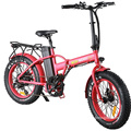 Ce Folding Electric Bike Lithium Battery Powered Electric Fat Folding Bike 20 Inch